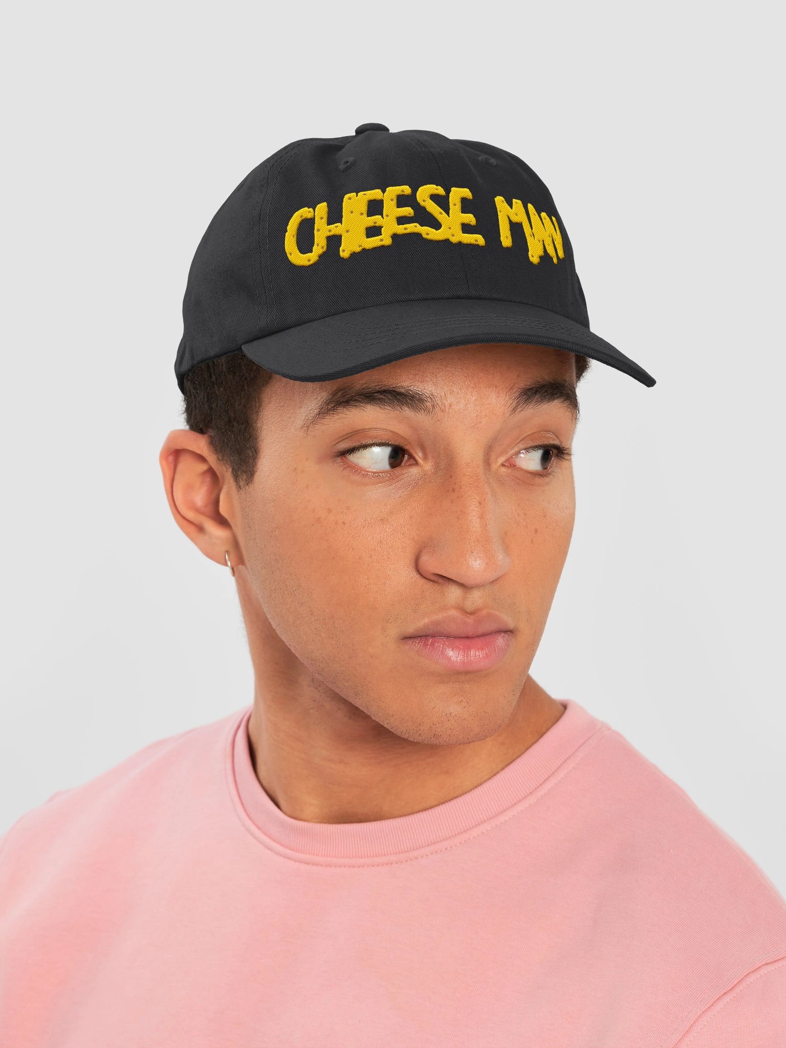 Cheese Man Dad Hat product image (6)