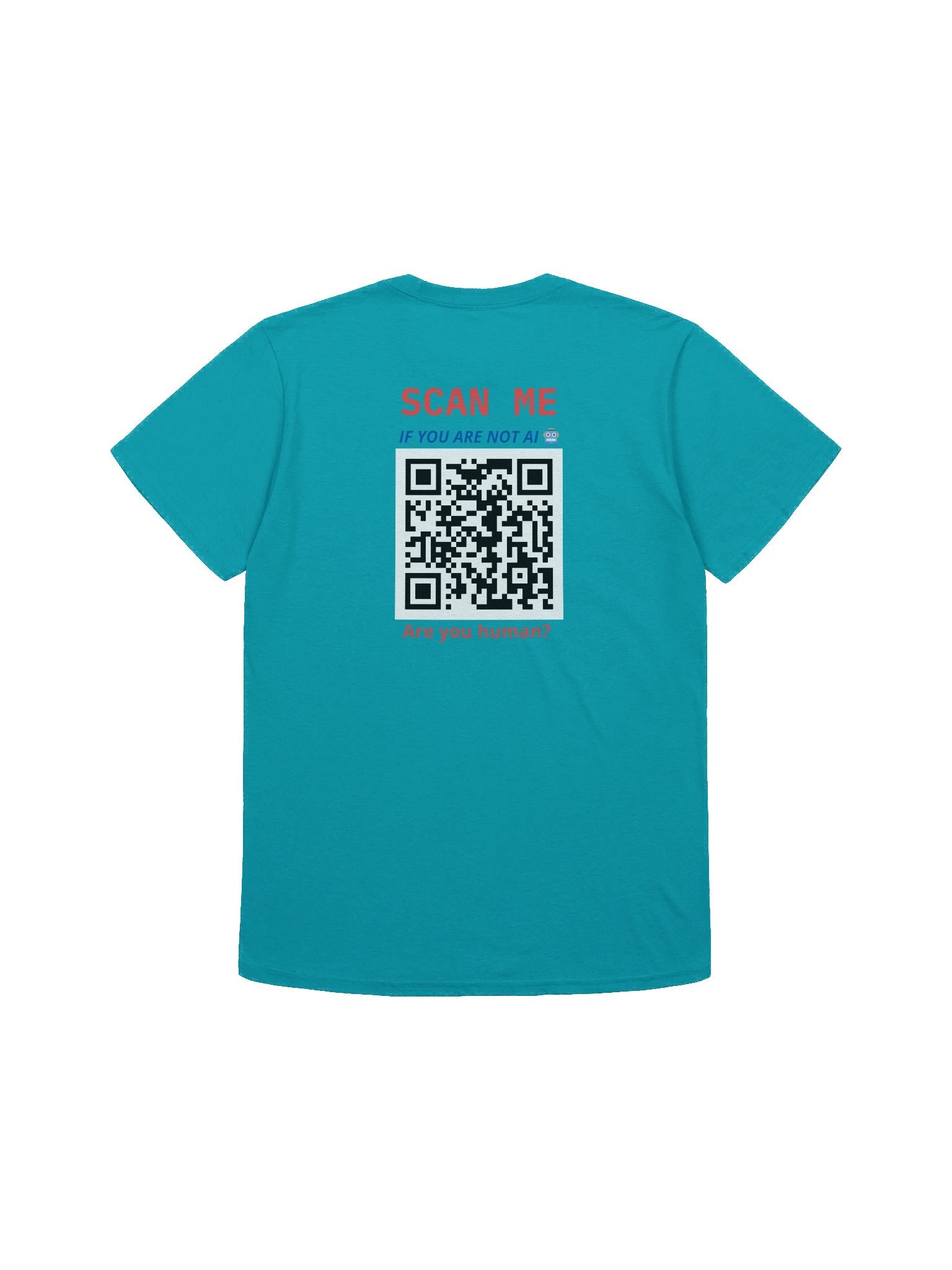 Human vs AI SCAN ME Unisex T-Shirt product image (86)