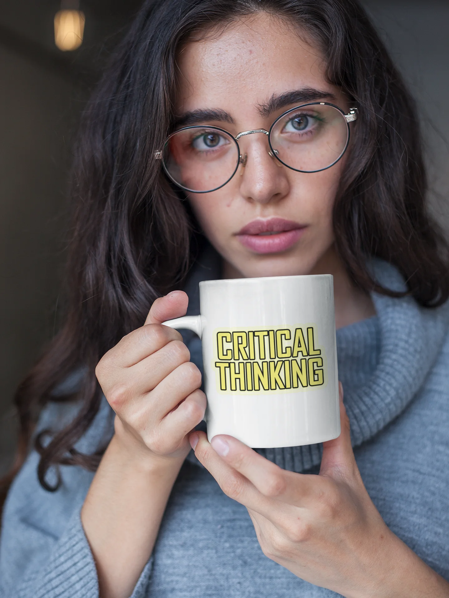 Promote Critical Thinking Now Mug - Political Coffee Cup product image (2)