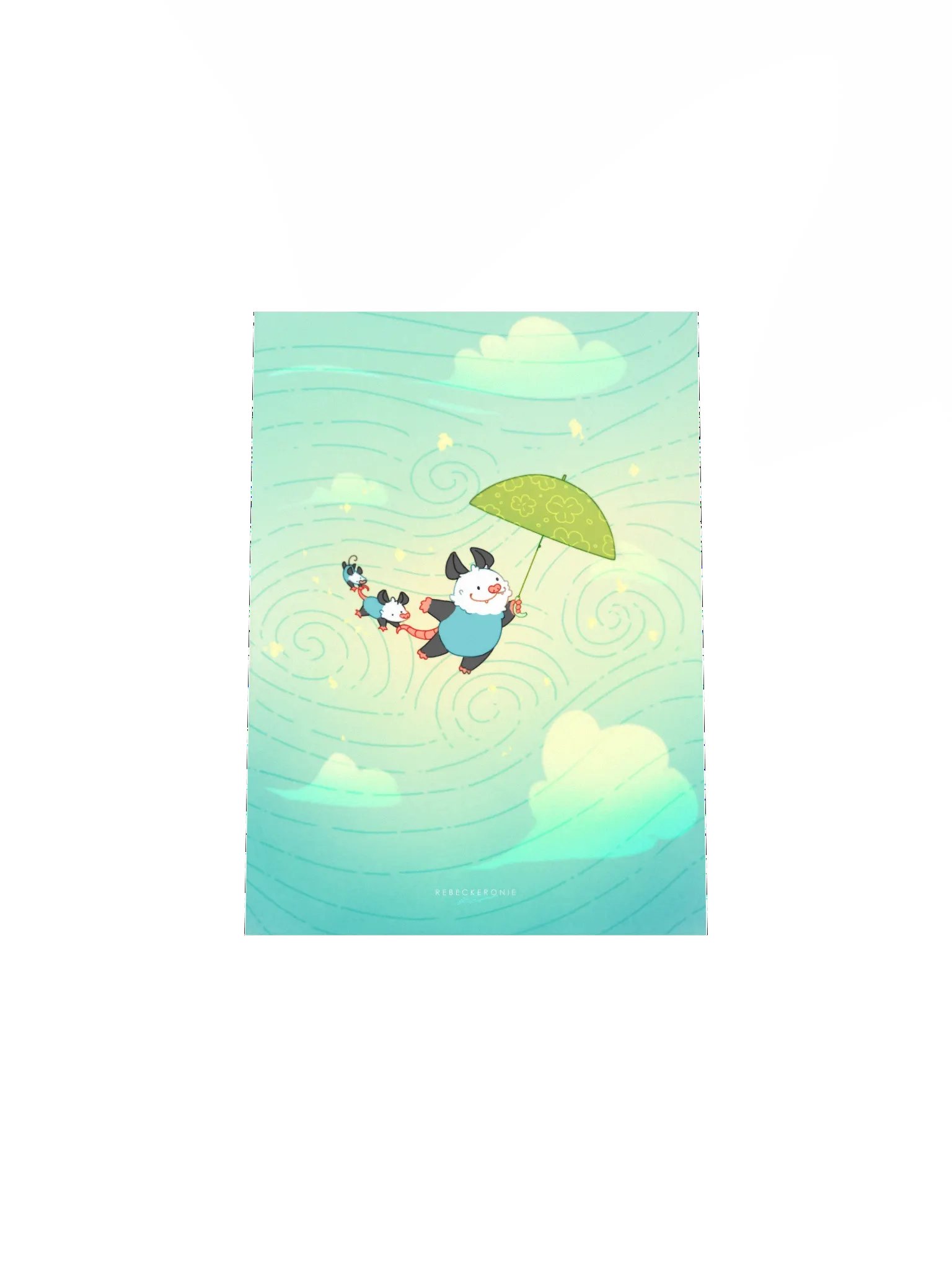 Windy Possum Print product image (8)