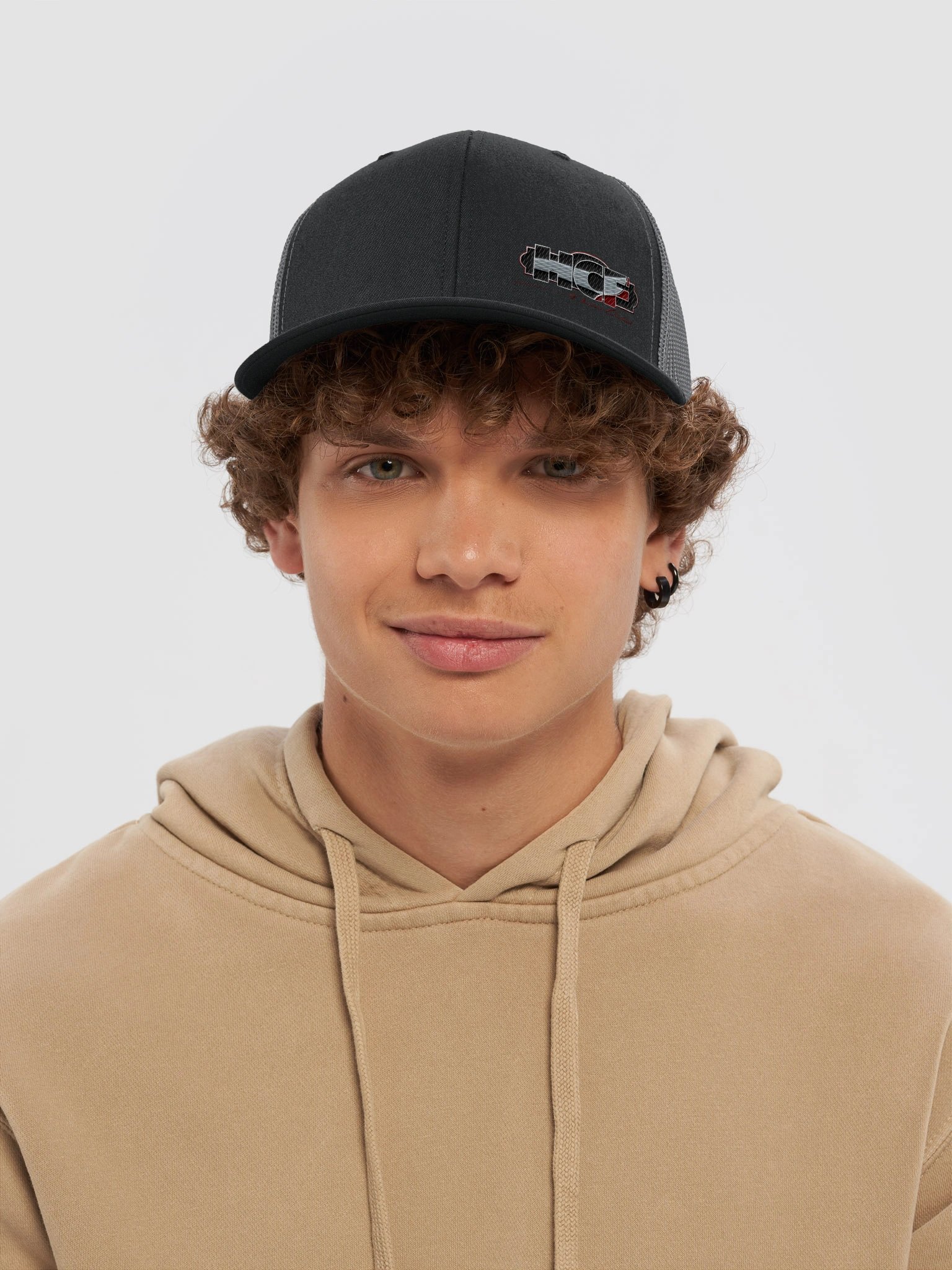 HCF Hat red logo product image (5)