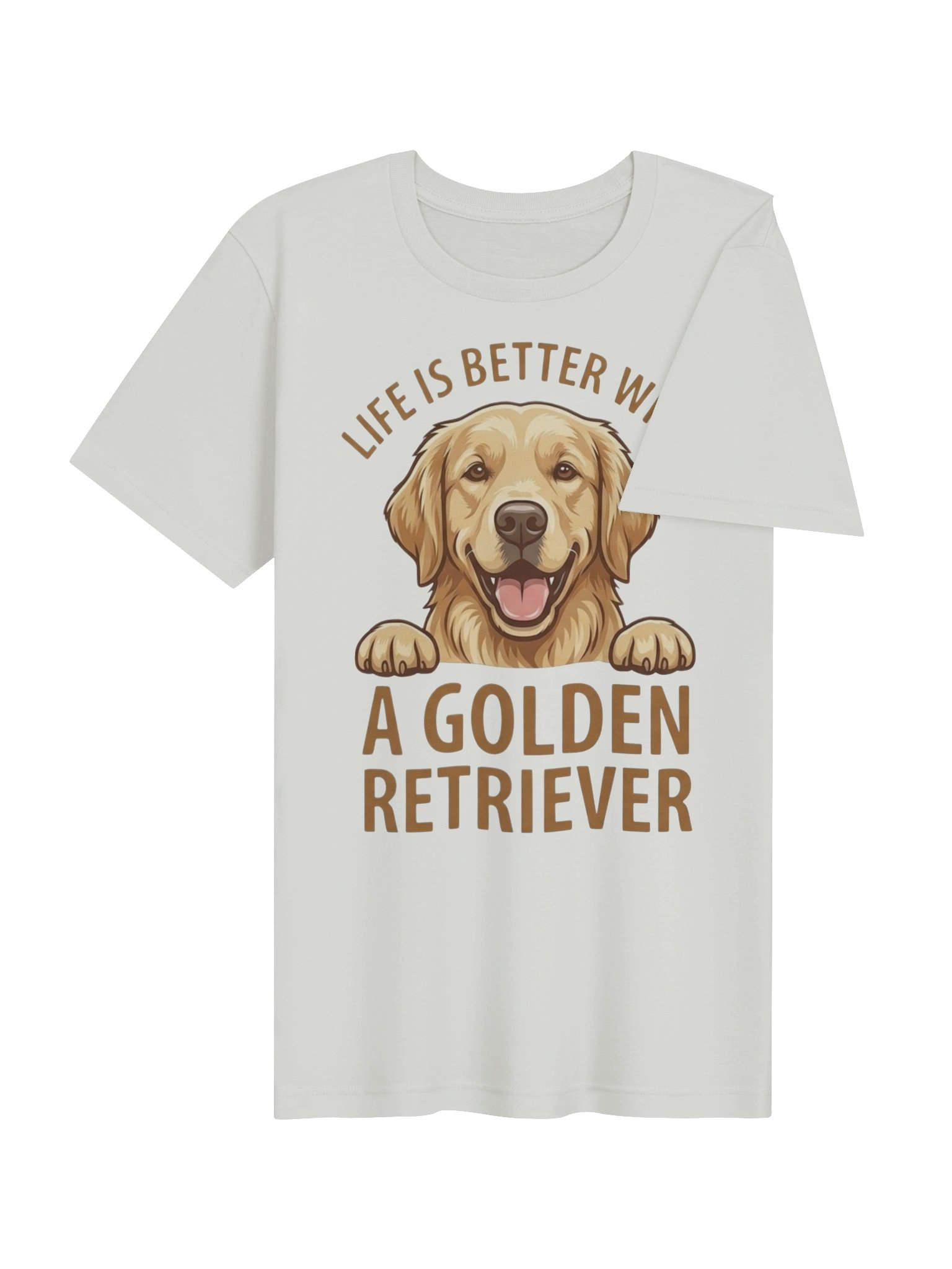 LIFE IS BETTER WITH A GOLDEN RETRIEVER T-SHIRT product image (4)