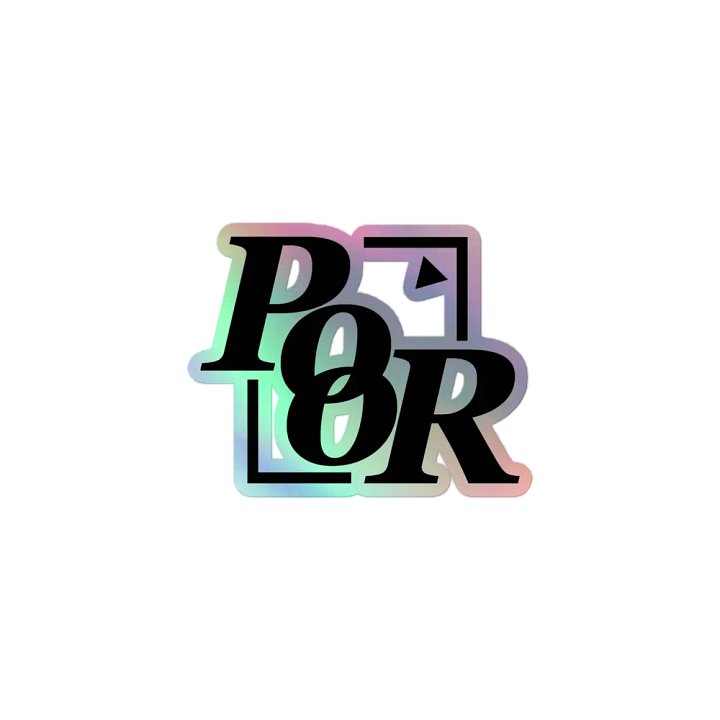 Holographic Poorboy Logo product image (1)