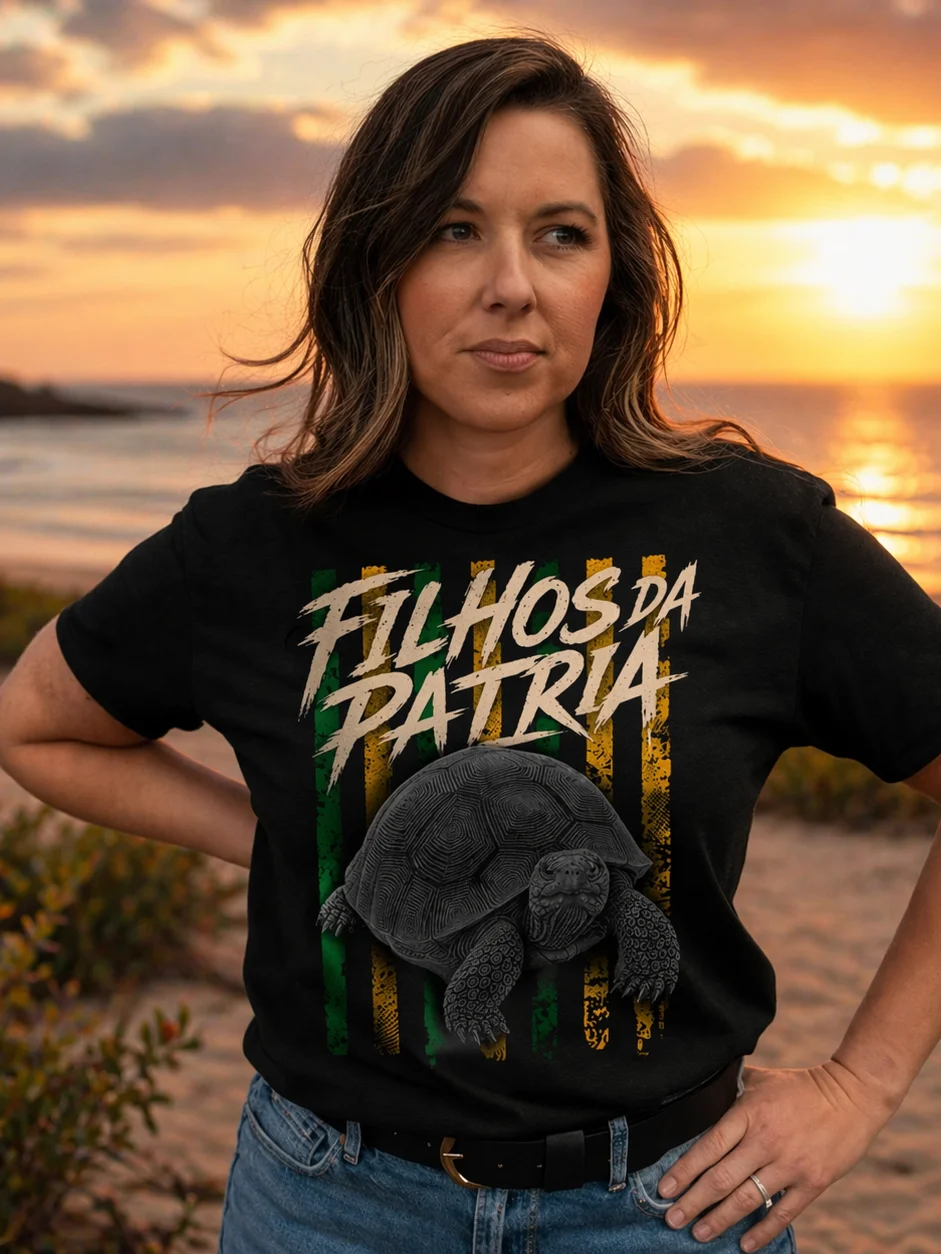 Camiseta Filhos da Patria Oversized Fauna da Patria Jabuti product image (1)