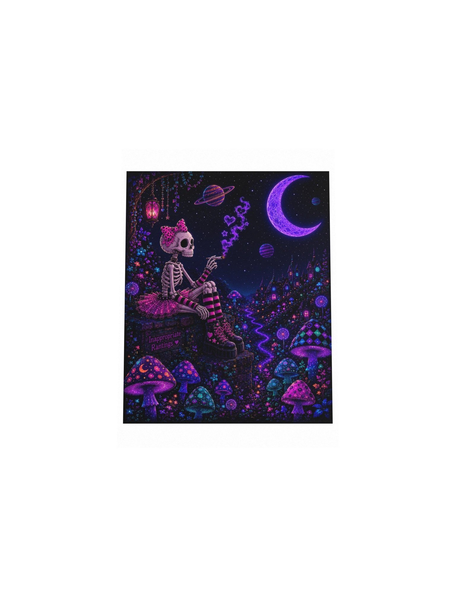 Skeleton Girl Matte Poster product image (12)