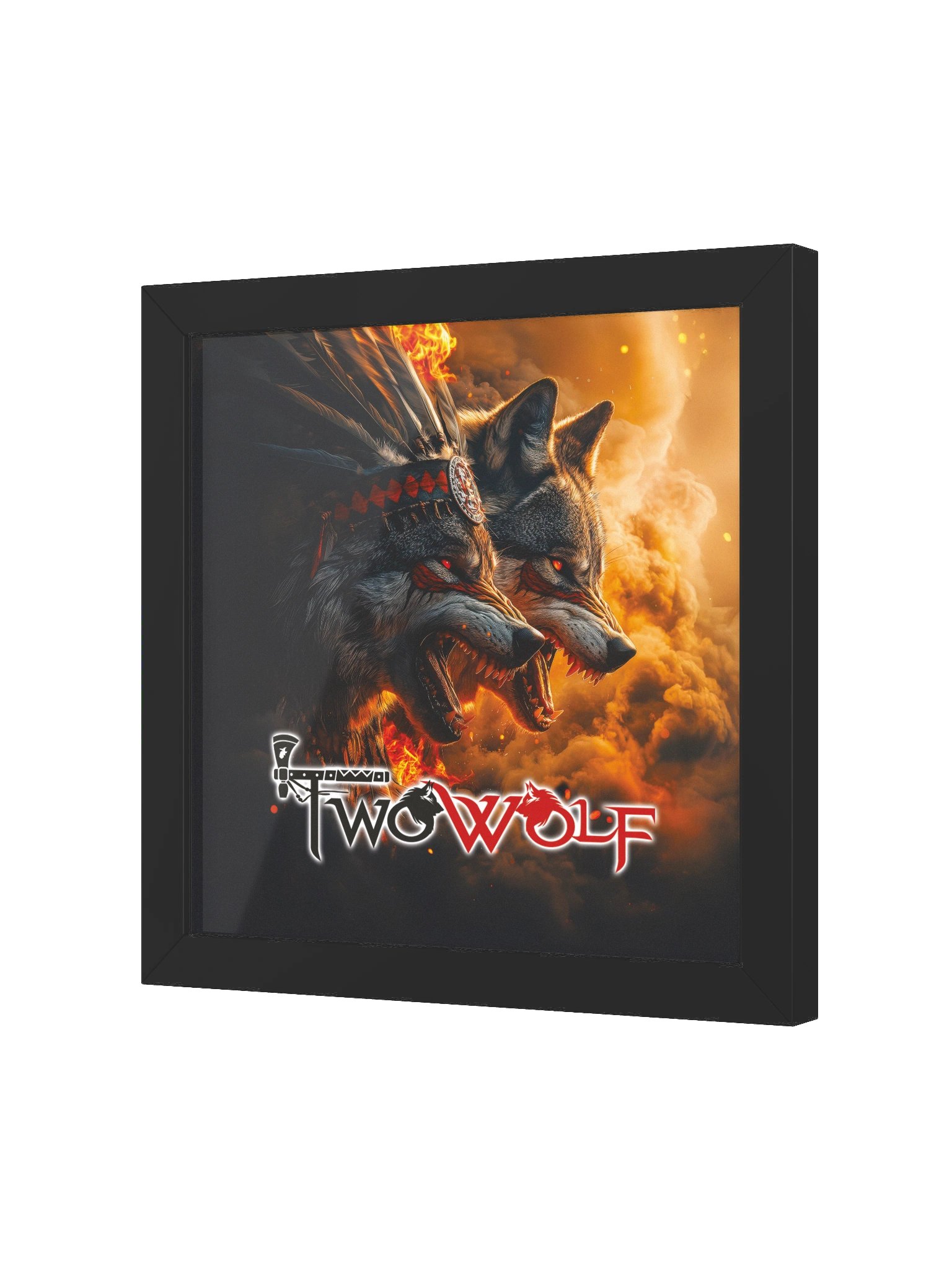Framed Two Wolf Album Art product image (3)