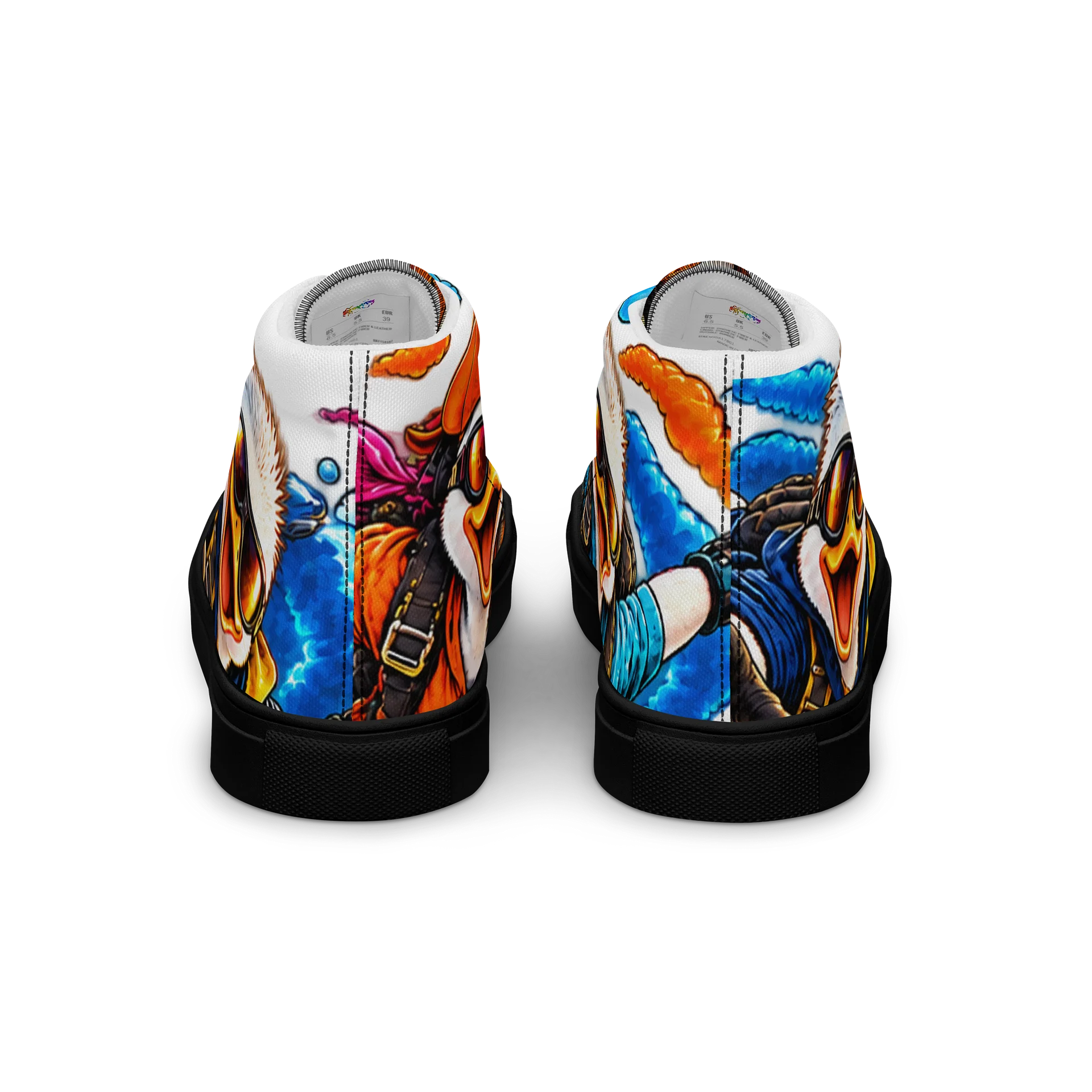 BiGFaLLz Freefall Five High-Top Canvas Sneakers product image (4)