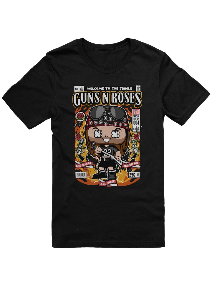 Rockstar Vibes Comic T-Shirt product image (1)