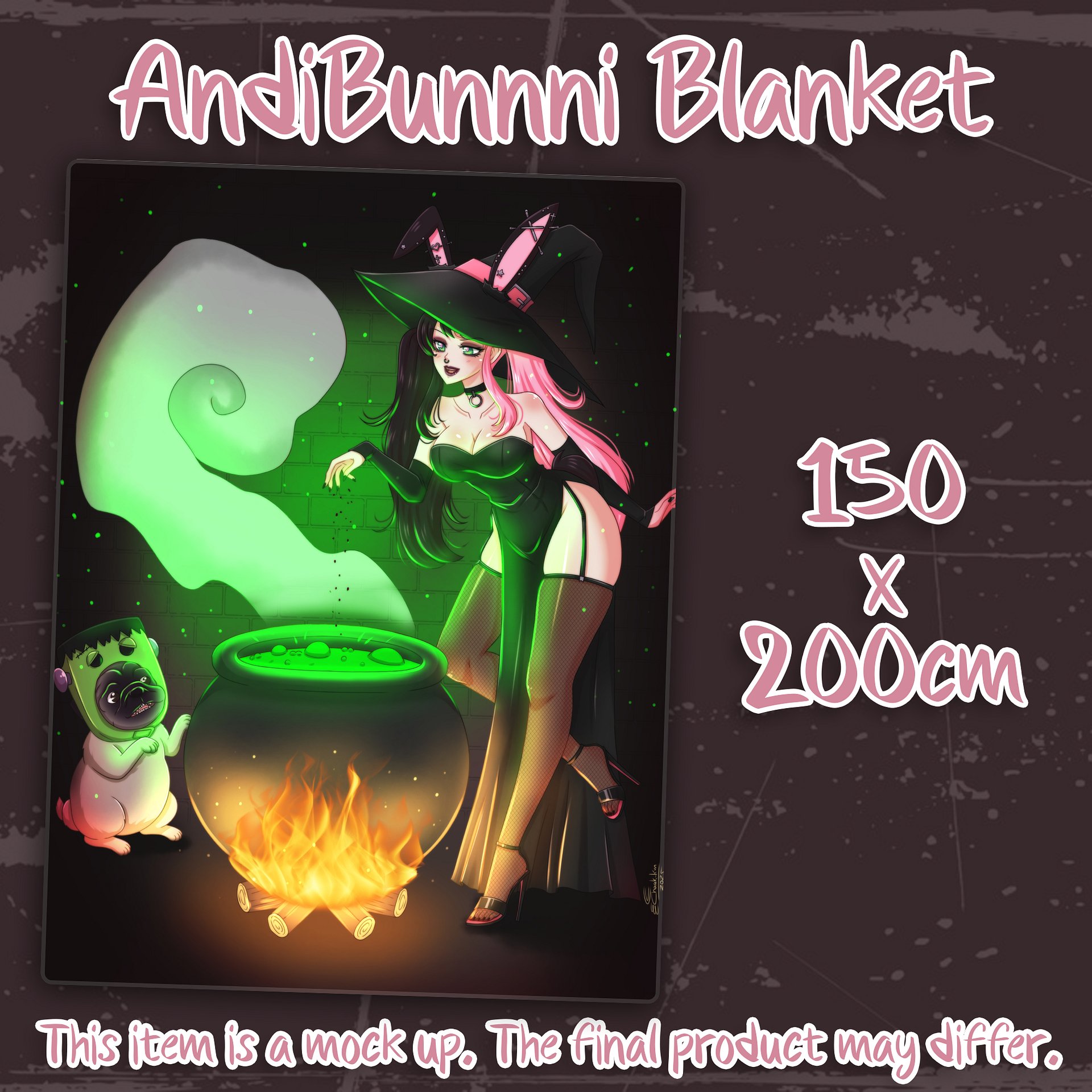 AndiBunni Halloween Blanket [PREORDER] product image (2)