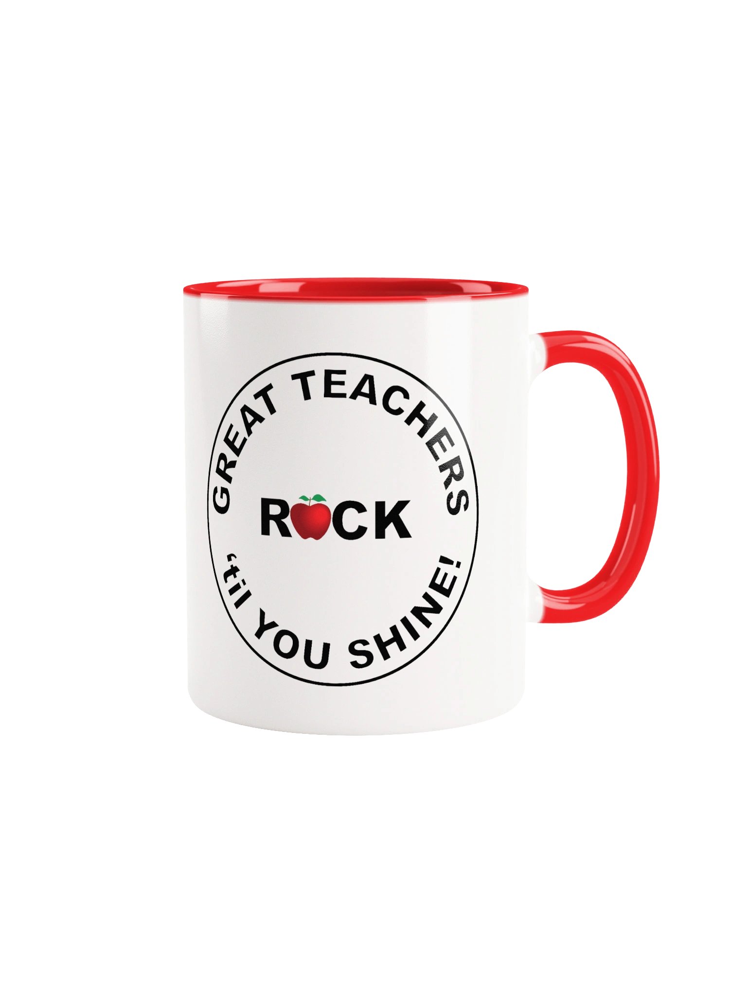 GREAT TEACHERS ROCK! 2-TONE MUG product image (1)