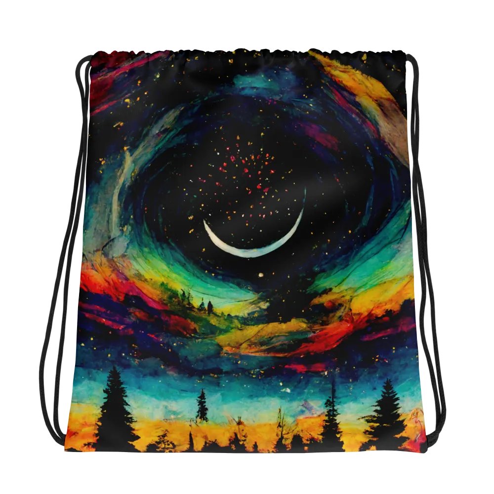Lunar Dreams All-Over Drawstring Bag product image (1)