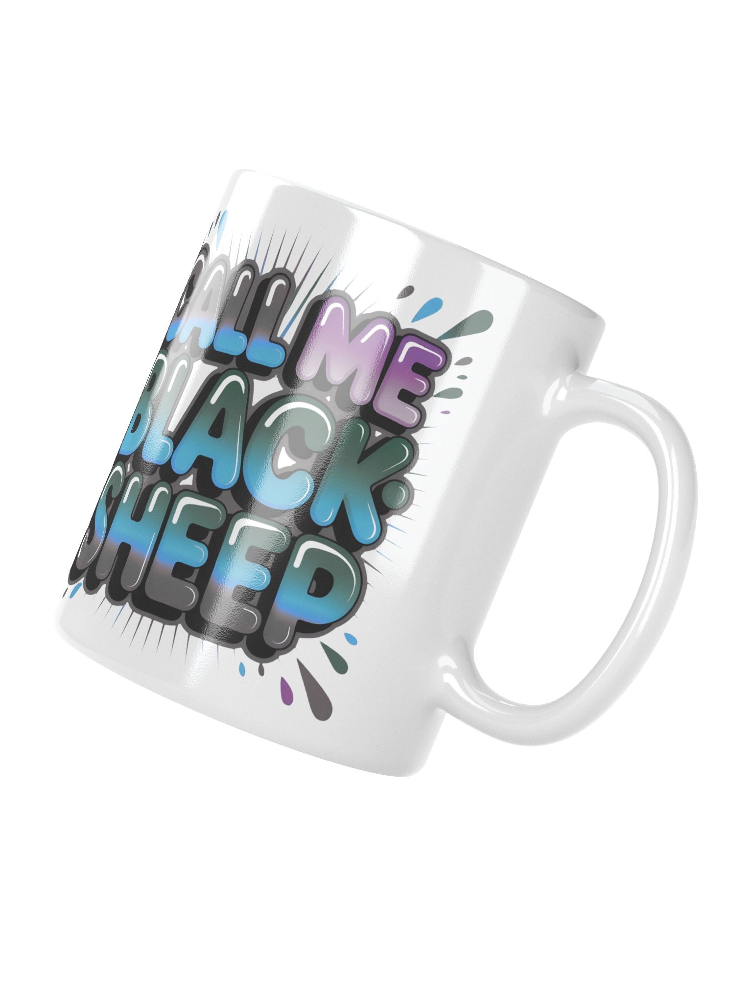 Dark Call Me Blacksheep White Glossy Mug product image (7)