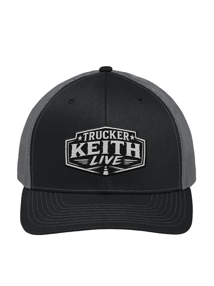 Trucker Keith Live White Shield Logo Hat product image (1)