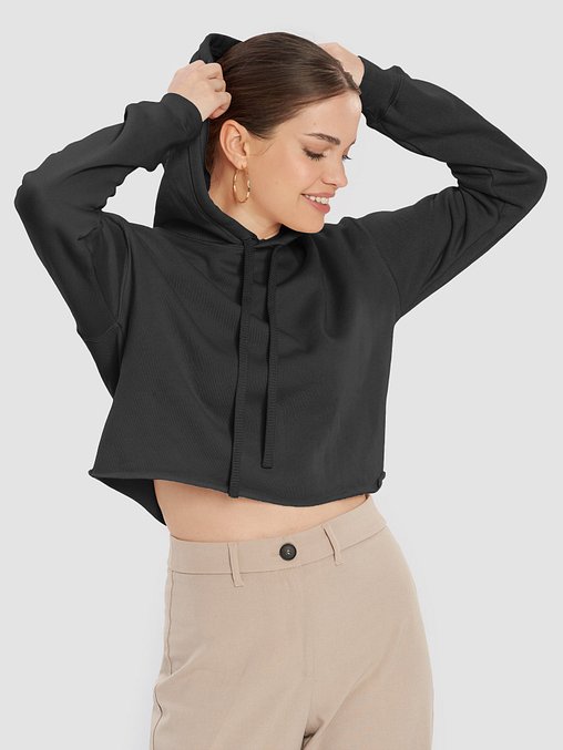 Photo showing Bella+Canvas Women's Fleece Crop Hoodie