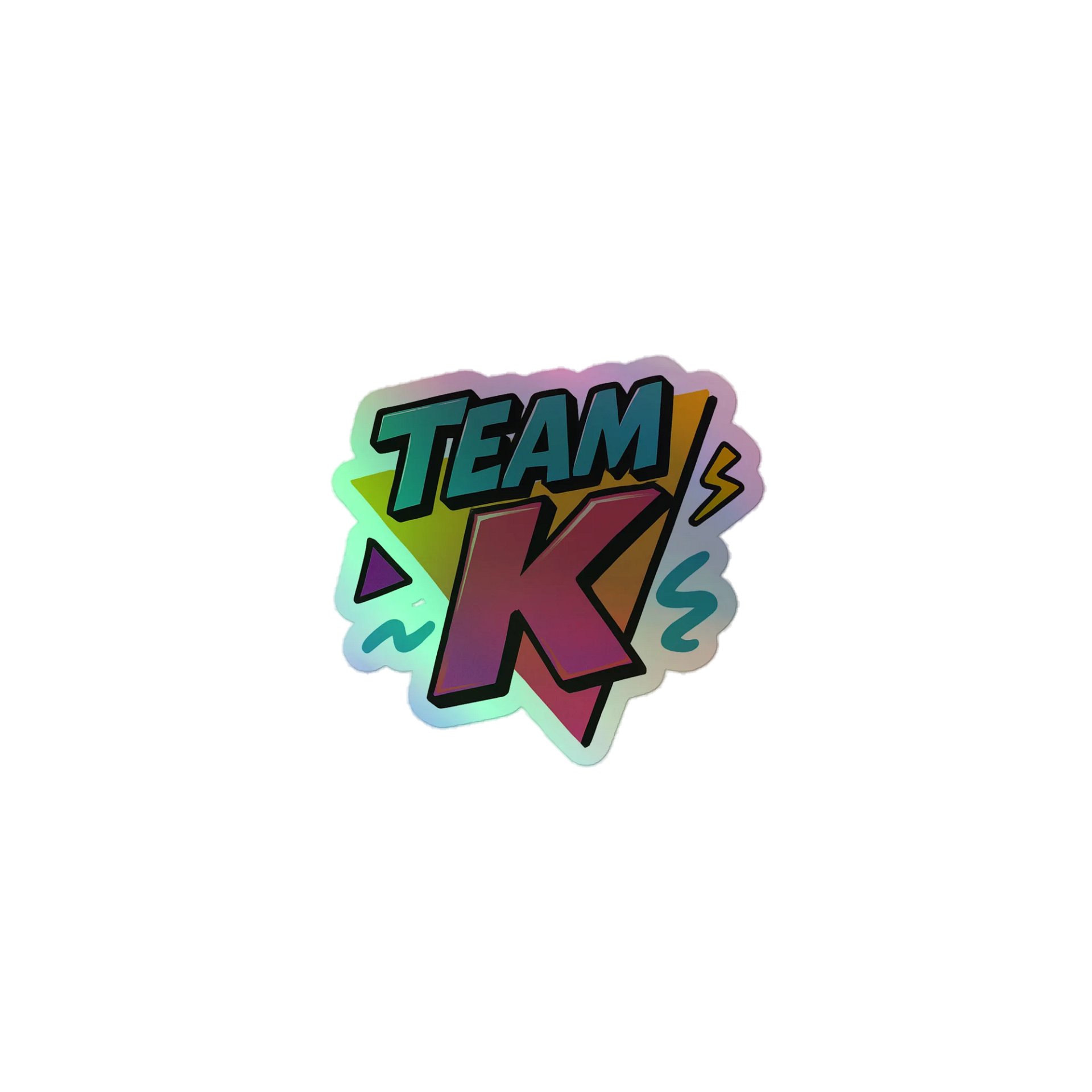 Team K 1990's HOLOGRAPHIC" STICKERS product image (1)