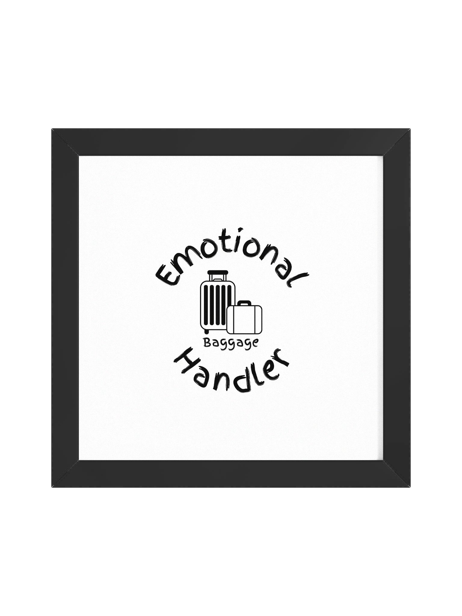 Emotional Baggage Handler Wall Poster Art for Home or Office product image (1)