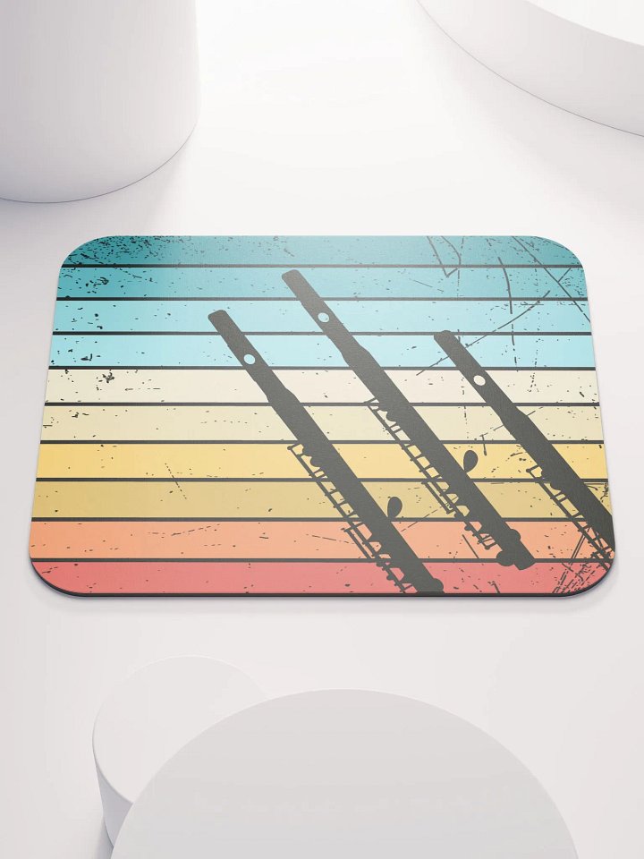 Retro Abstract Flute Mouse Pad - Piccolo product image (2)