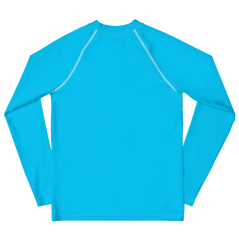 Wild Blue Neon Youth Rashguard product image (2)