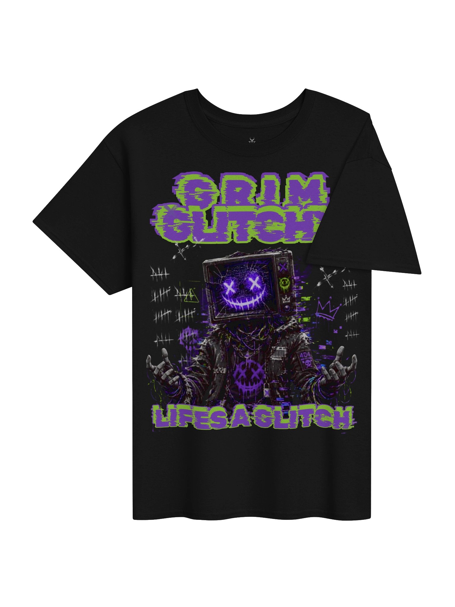 GRIM GlitchY Psycho Poster Tee product image (4)