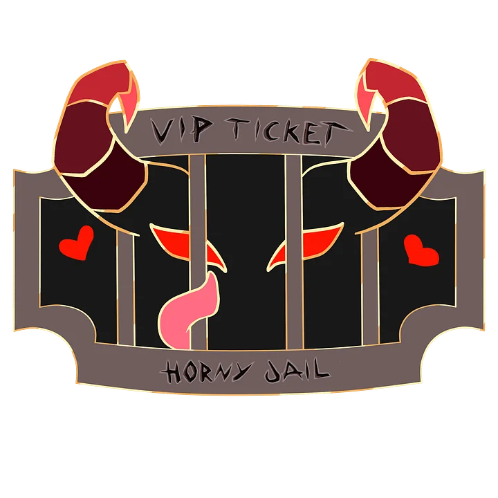 VIP Ticket to Horny Jail - PIN product image (2)
