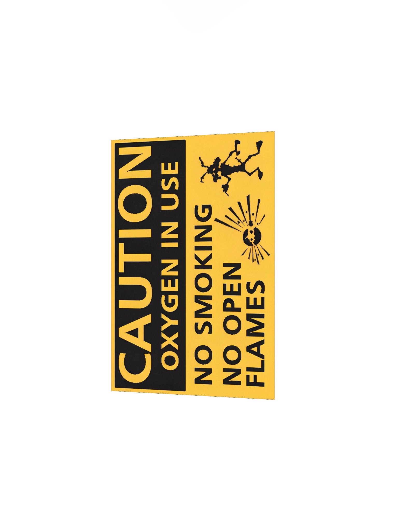 Caution Oxygen Sign product image (2)