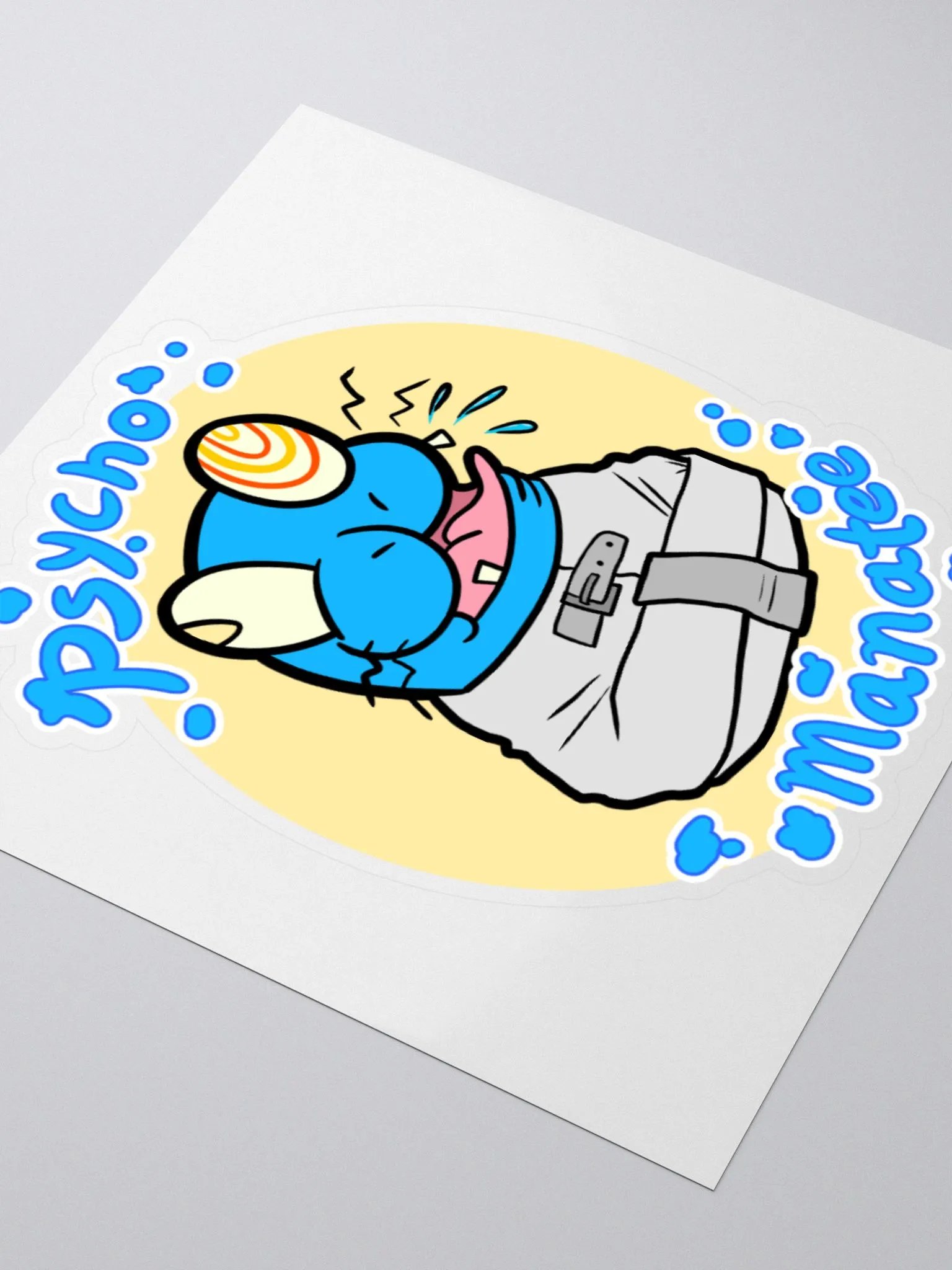 Psycho Manatee Sticker product image (3)