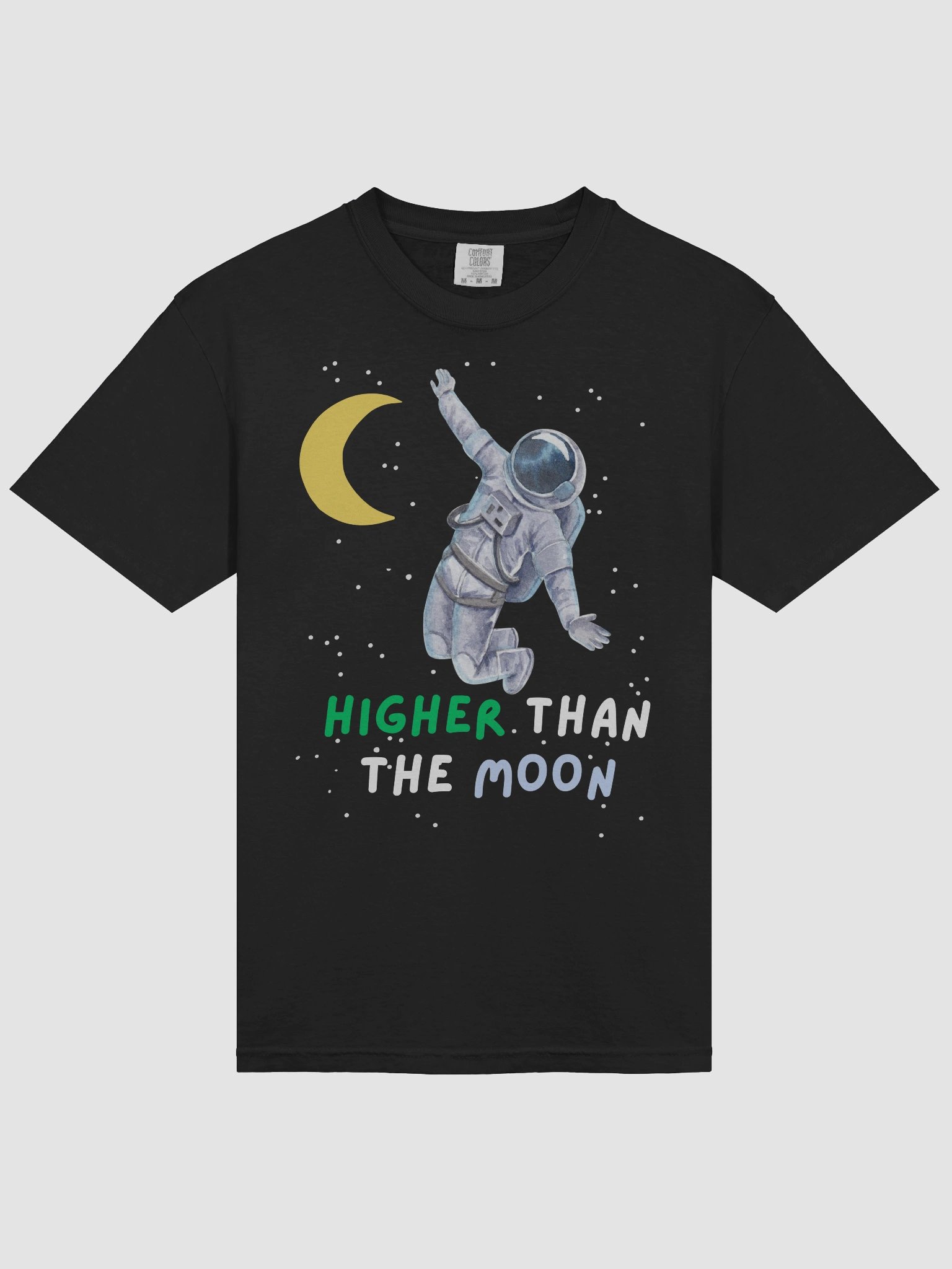 "Higher Than the Moon" SuperSoft Astronaut Tee product image (15)