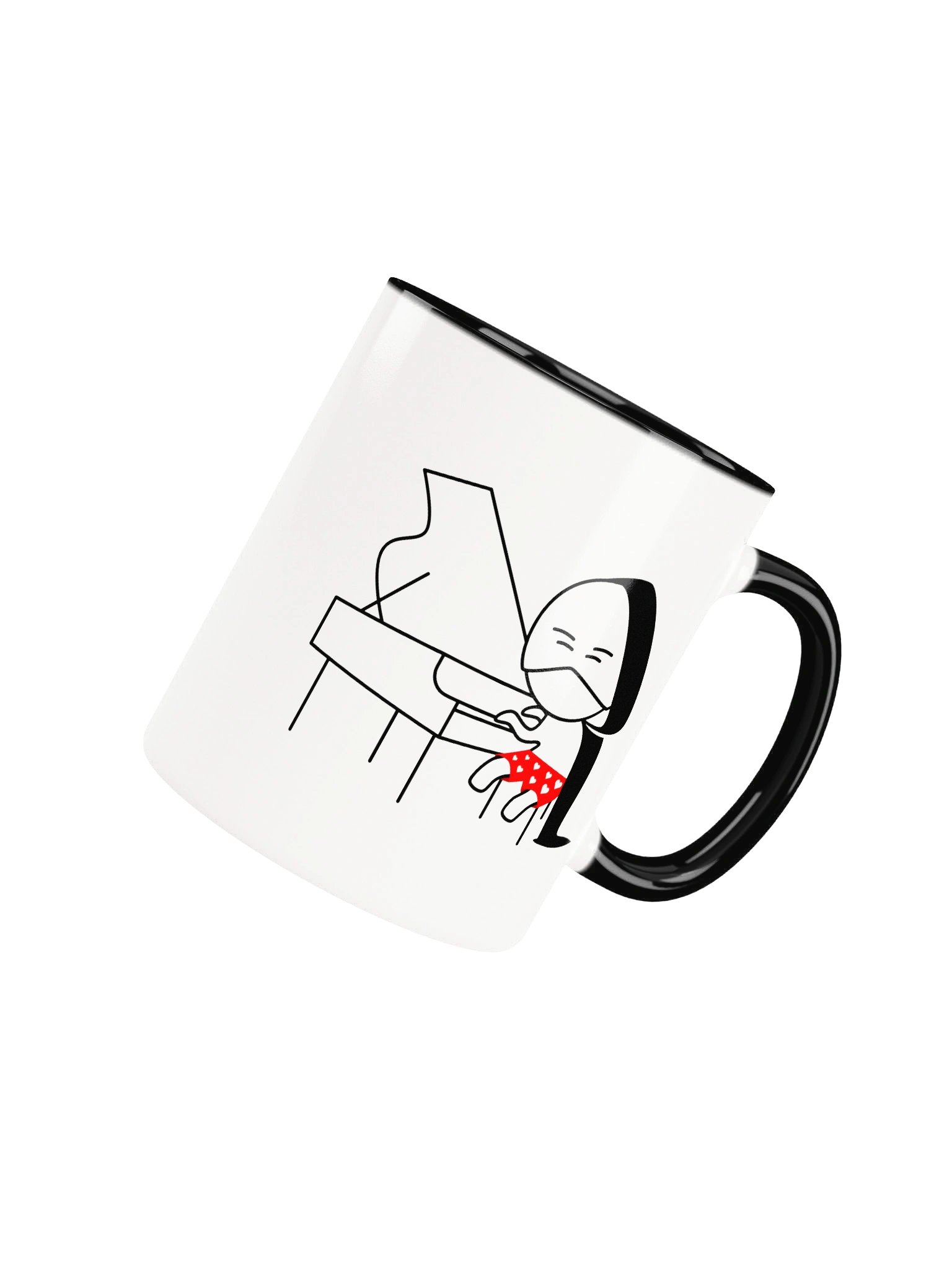 *BRAND NEW* Man. Mask. Piano. Pants. Dual Design Ceramic Mug (2 sizes) product image (4)