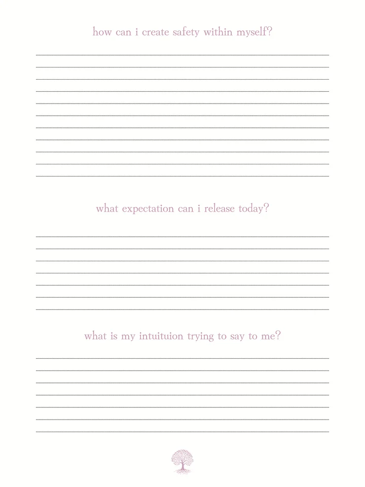 Gentle Shadow Work Journal | 6-Page Self-Reflection Printable product image (2)