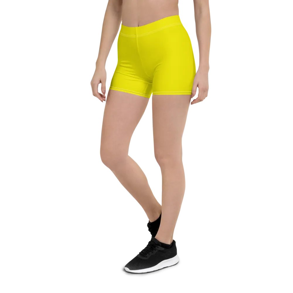 Lemon Yellow Training Shorts product image (1)
