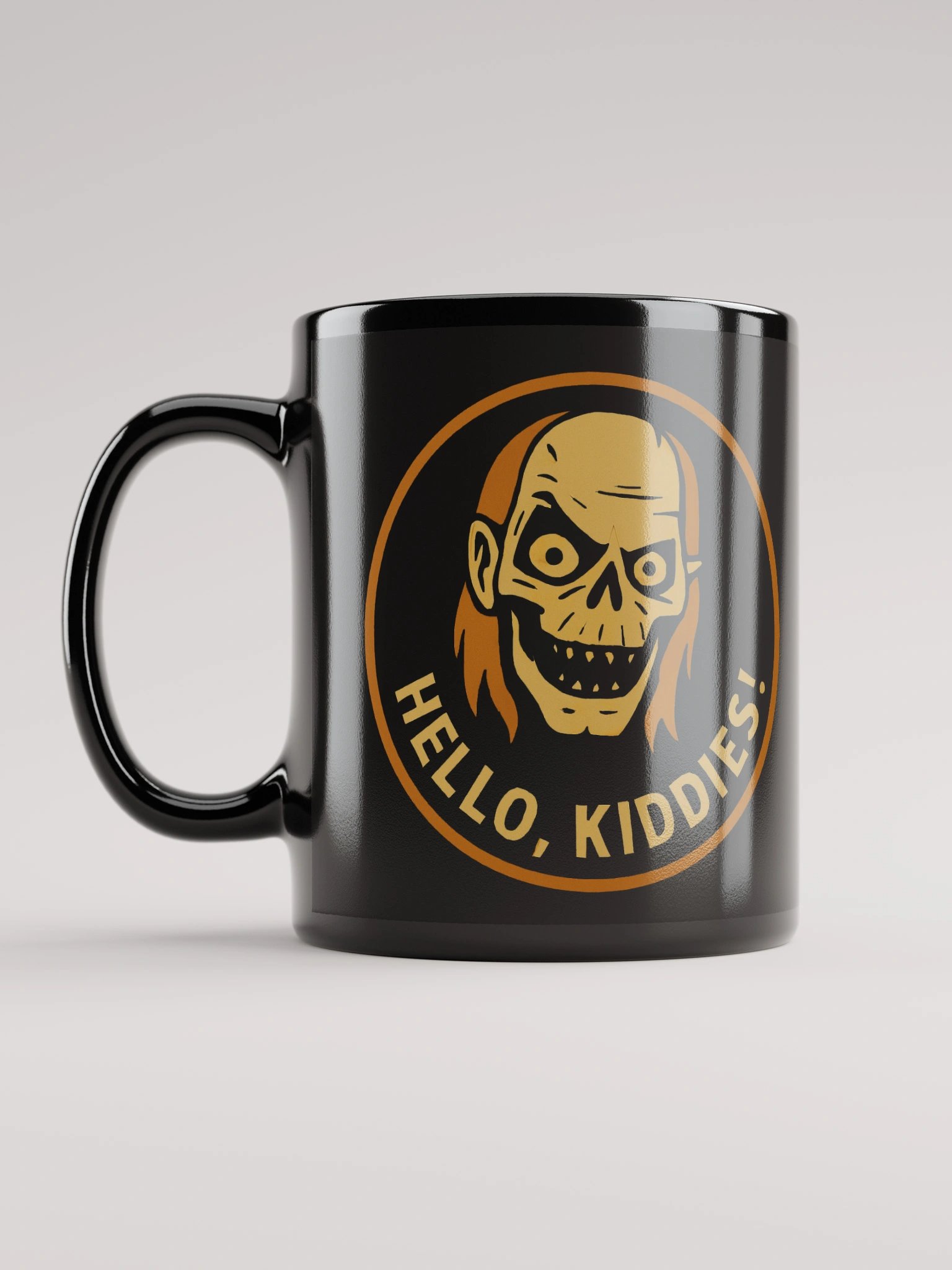 Hello Kiddies Black Mug product image (6)