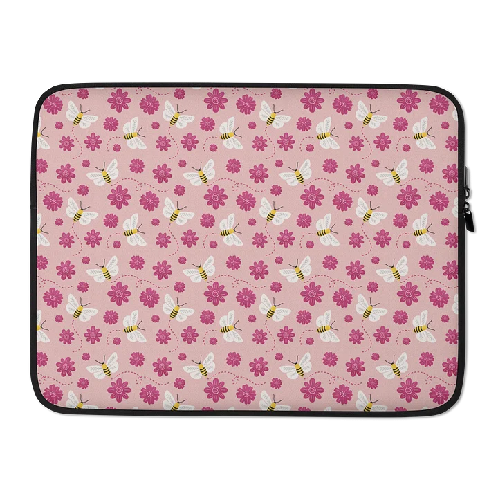 Little Pink Bees Laptop Sleeve product image (2)