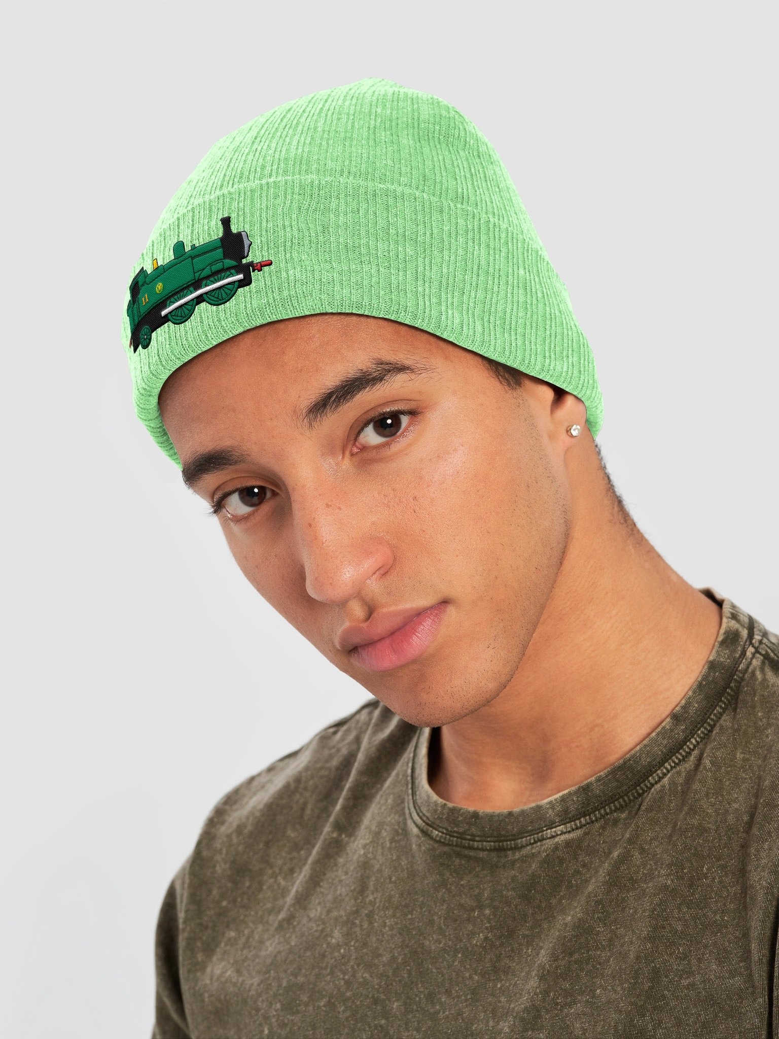 Oliver Embroidered Beanie product image (3)