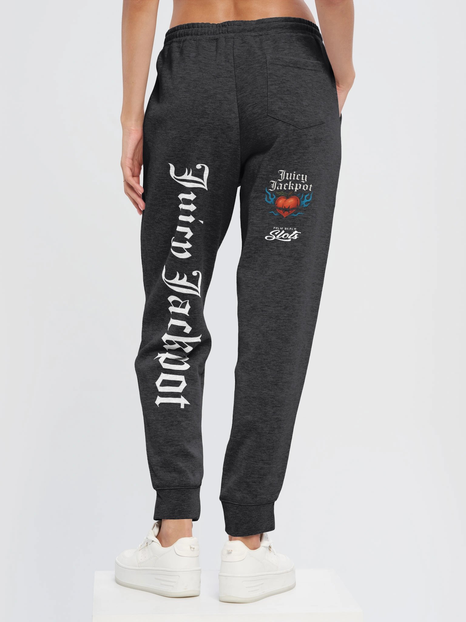 Glitchwave Palm Beach Slots Fleece Joggers product image (5)