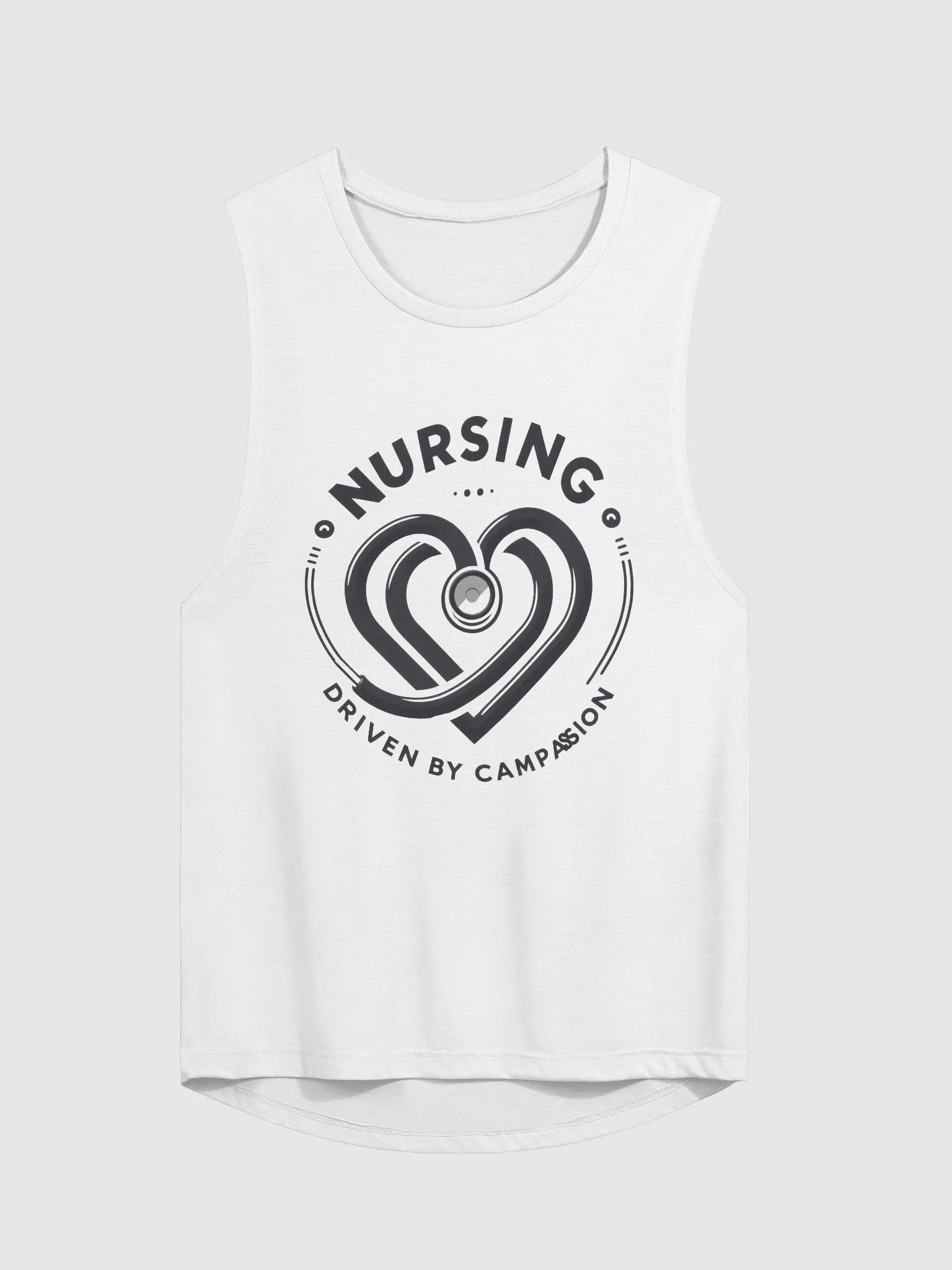 Compassionate Nursing Heart Flowy Tank product image (1)
