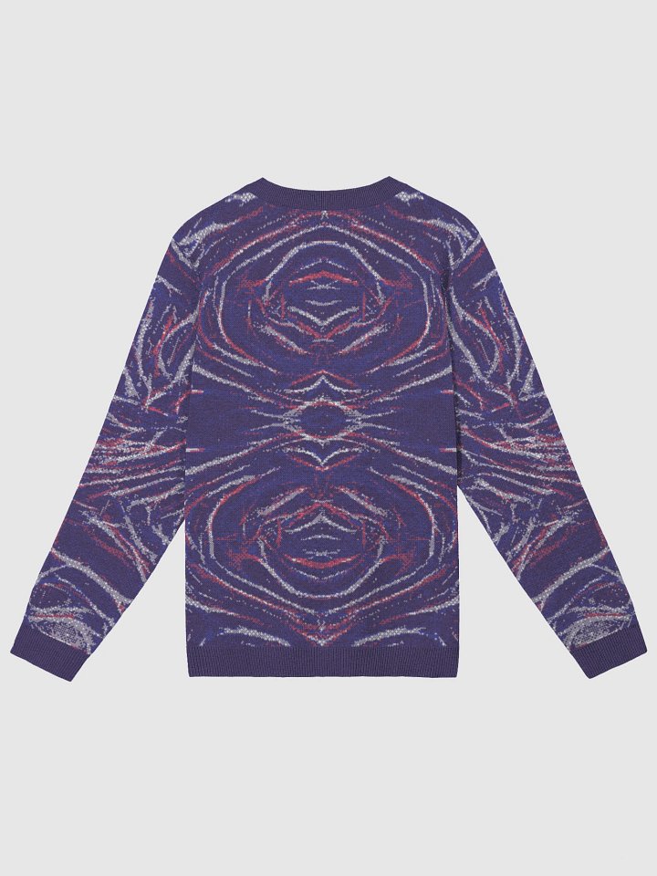 NEON LABYRINTH | KNIT SWEATER - ROYAL VIOLET & HOT PINK product image (2)