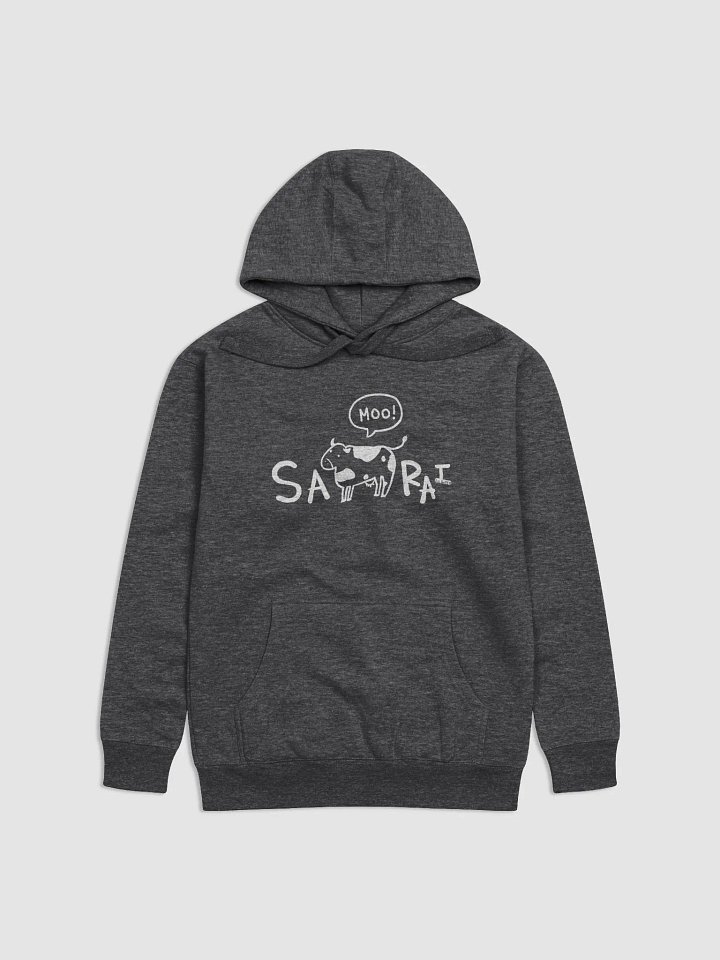 Sa-Moo-Rai (Samurai, White Text) Premium Hoodie product image (2)