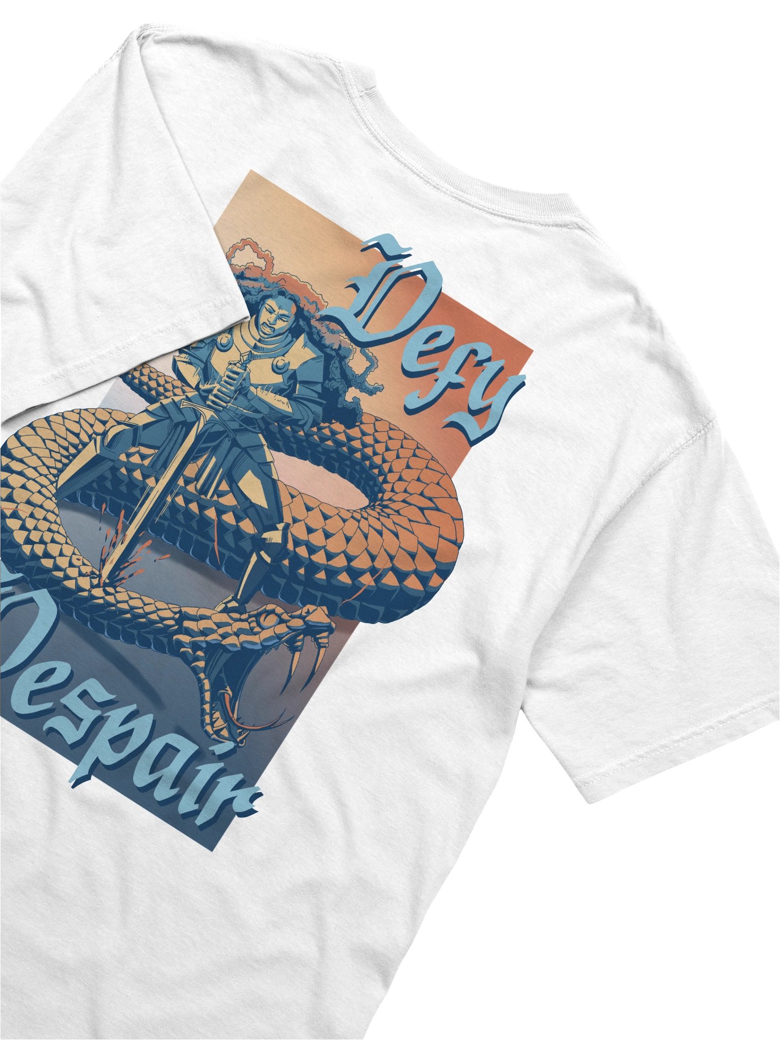 DEFY DESPAIR Eclogue Press white tee product image (36)
