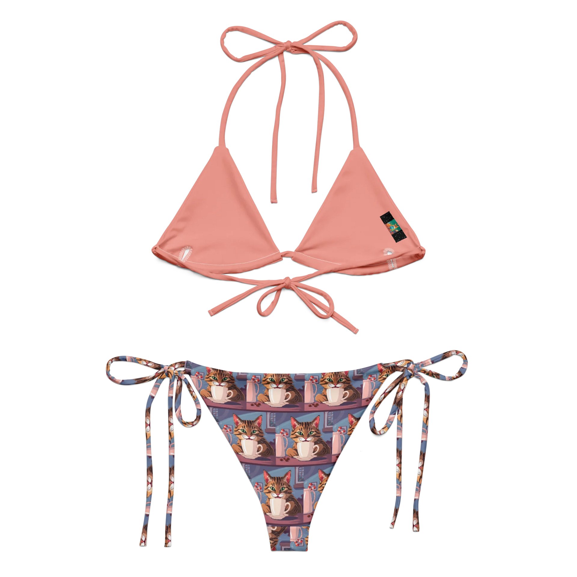 String Bikini-Caffeine Cat product image (1)