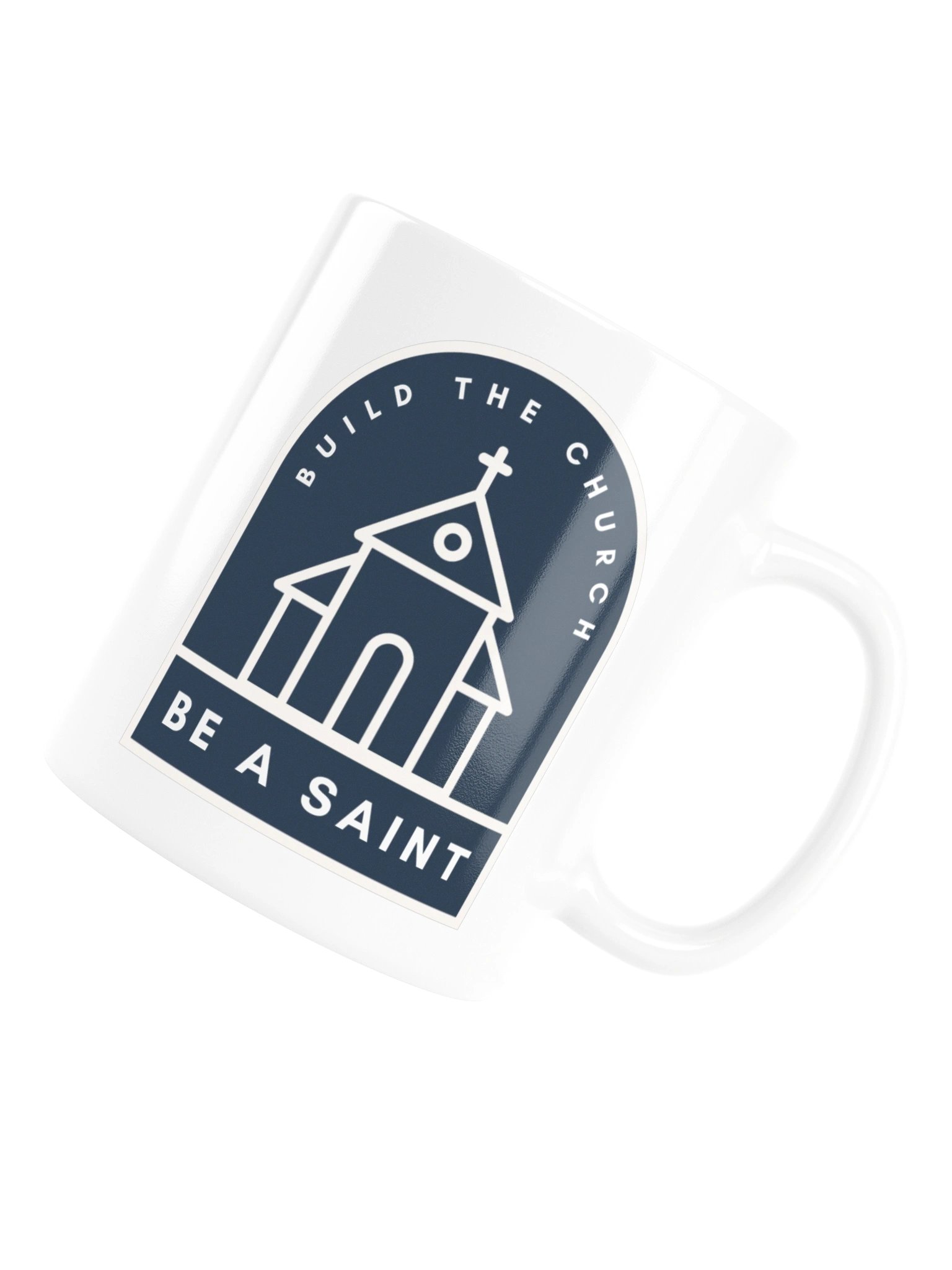 Build the Church, Be a Saint Mug (Blue) product image (16)