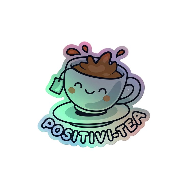 Premium Positivi-Tea Holo Stickers product image (2)