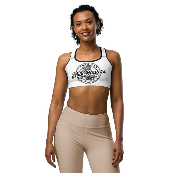 White Milk Haulers Sports Bra product image (1)