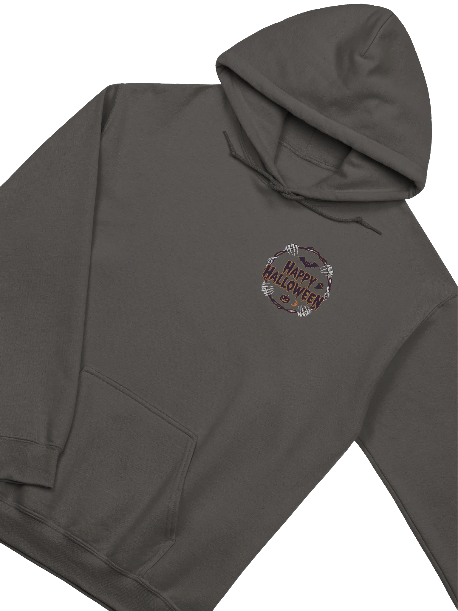 Midnight Meows Halloween Hoodie – Black Cat & Moon Sweatshirt for Spooky Season Outfits product image (26)