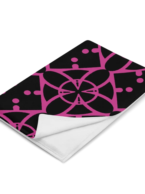 Pink Ethereal Echoes Throw Blanket product image (1)