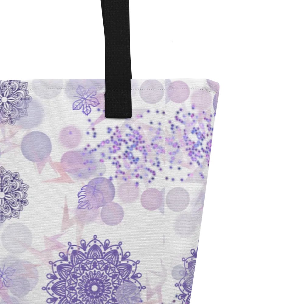 Lilac Mandala Tote Bag product image (3)