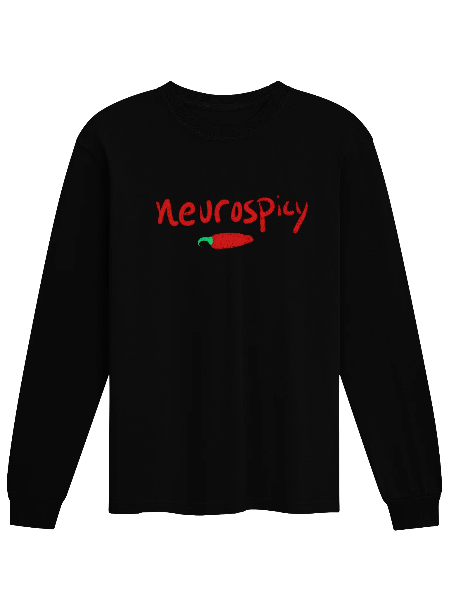 Neurospicy long sleeve tee product image (3)
