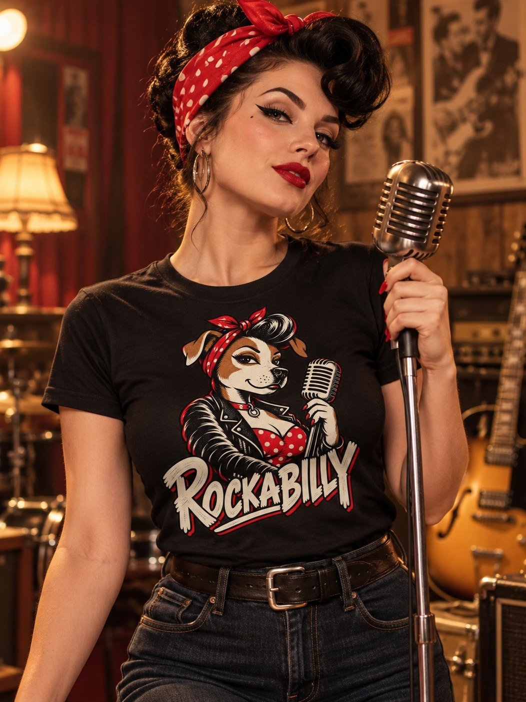 Rockabilly Pin-Up Tee – Women product image (1)