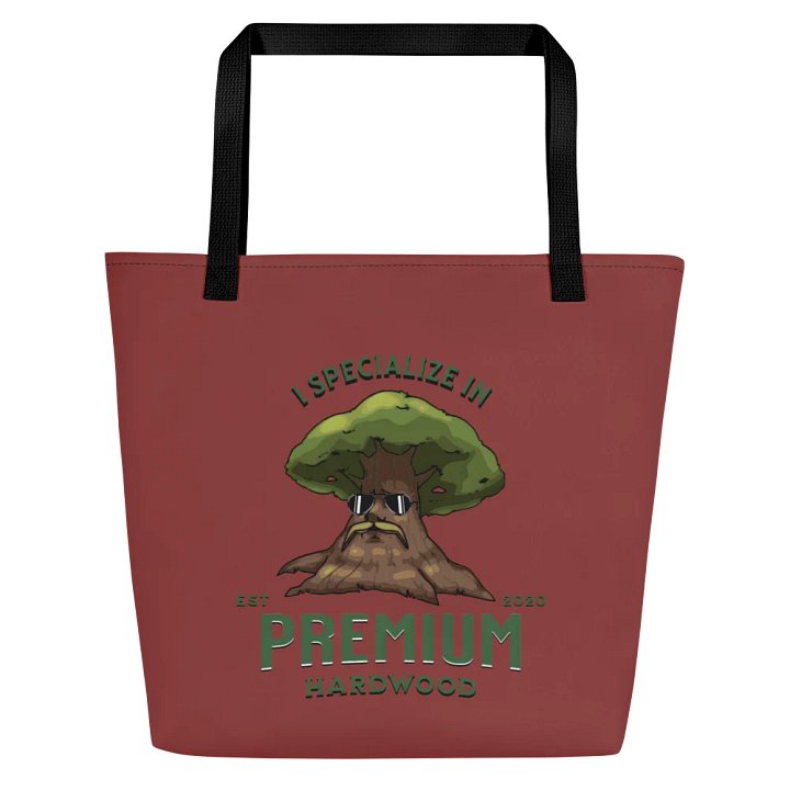 Premium Hardwood All-Over Print Large Tote Bag w/ Pocket product image (1)