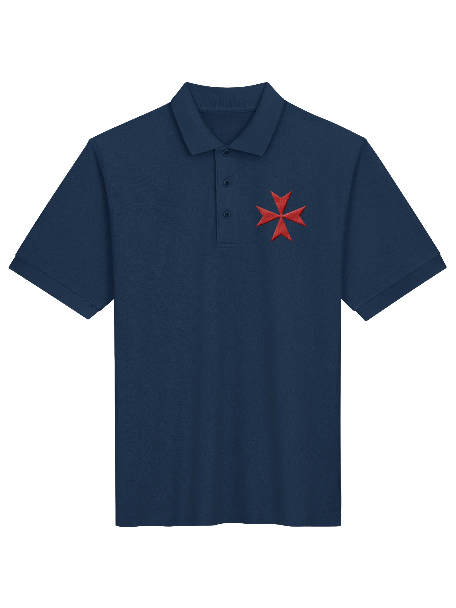 Maltese Cross Polo, Knights of Malta Embroidered Polo, Knights Hospitaller, Catholic Gifts, Christian Premium Polo product image (5)