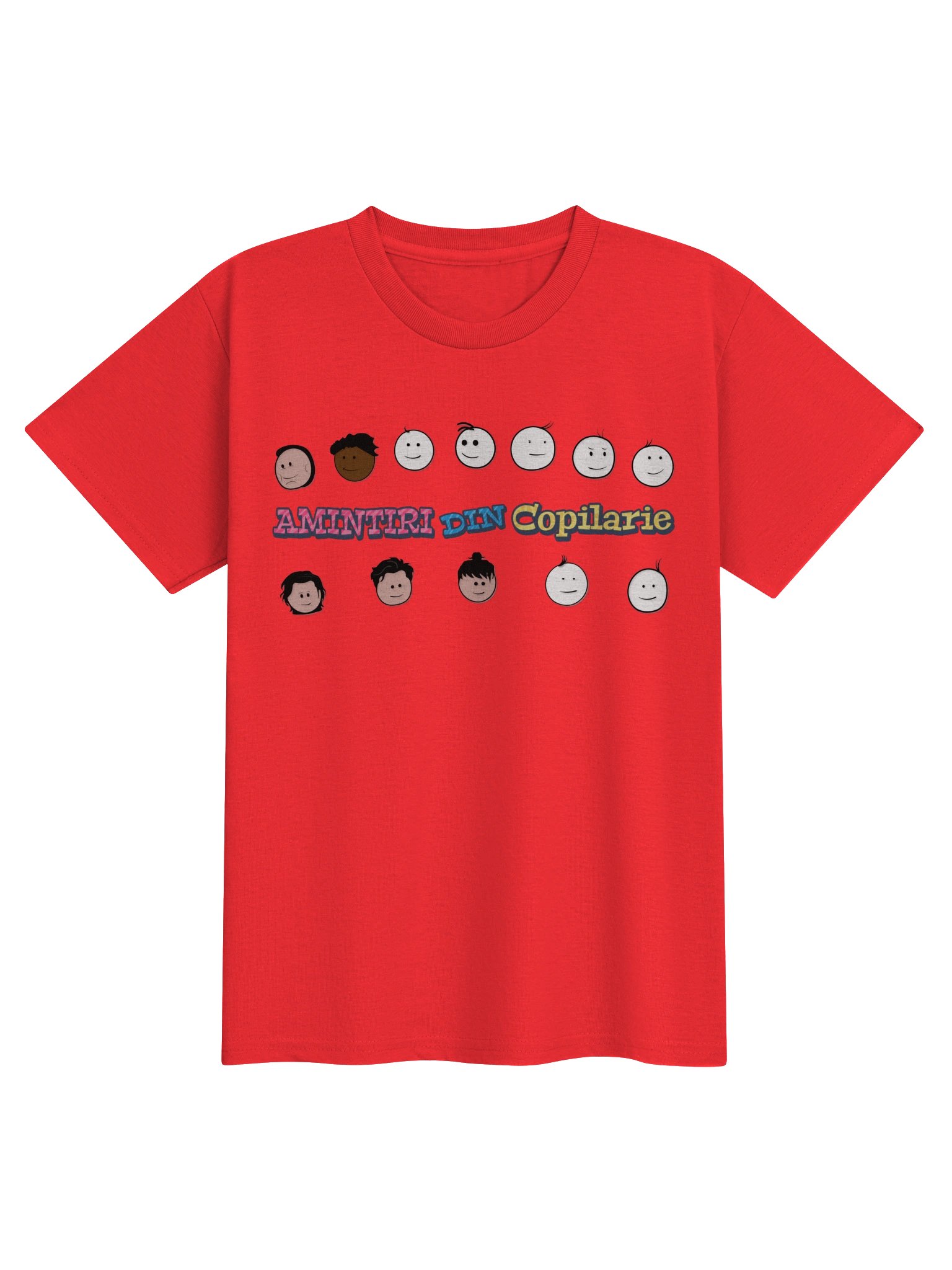 👕 Tricou Roșu Fete „Amintiri Din Copilărie” – Personajele product image (1)